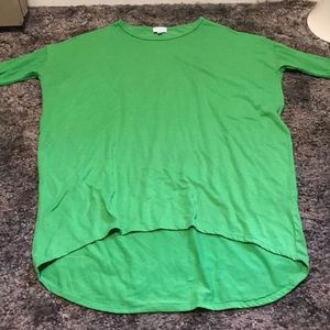 Lularoe size XS green long shirt